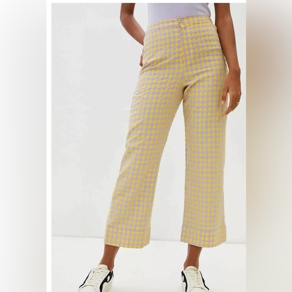 Anthropologie Find Me Now Rhonda Gingham Pant